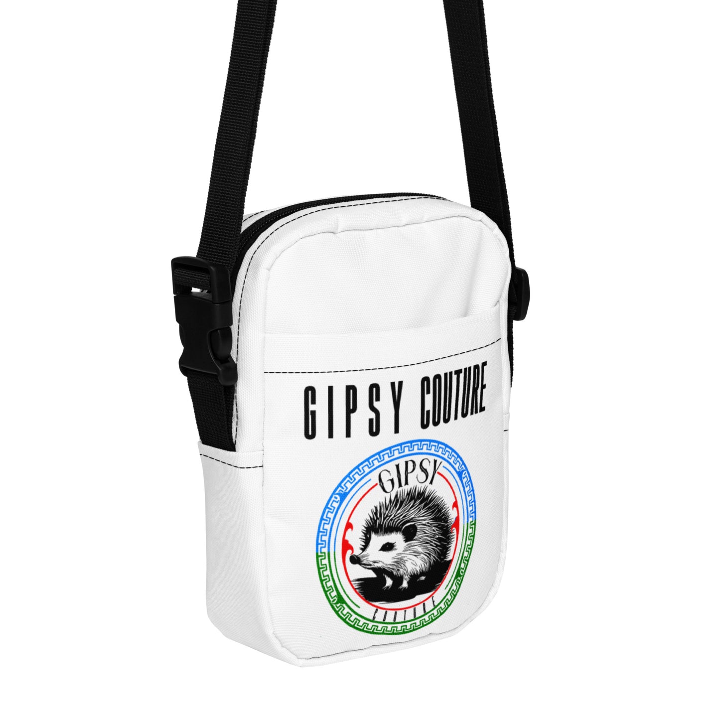 Sacoche à bandoulière pour homme blanc gipsy couture