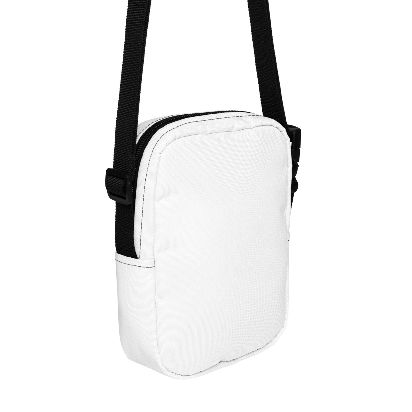 Sacoche à bandoulière pour homme blanc gipsy couture arrière