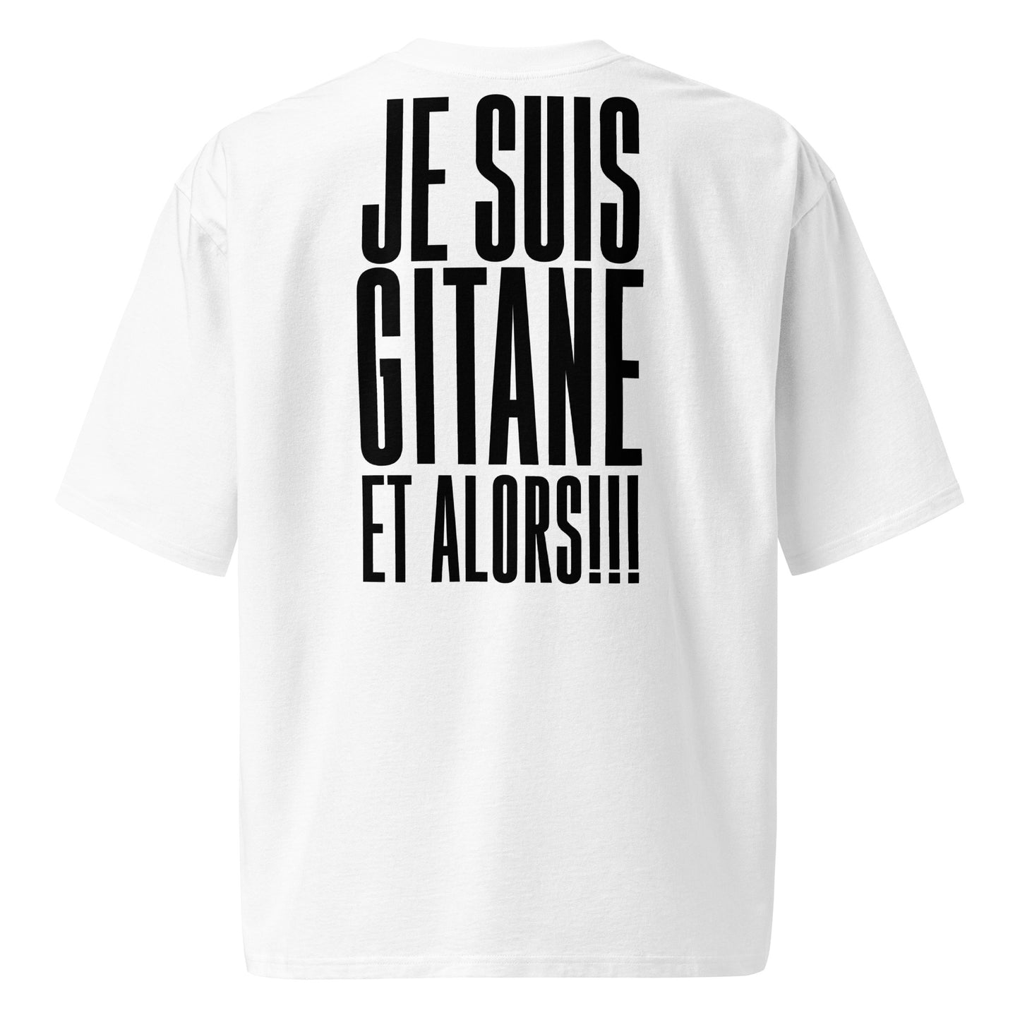 T-shirt lourd oversized gitane et alors blanc