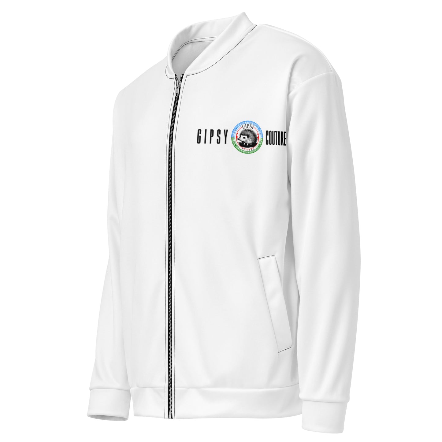 veste bombers blanc gipsy couture avant 2