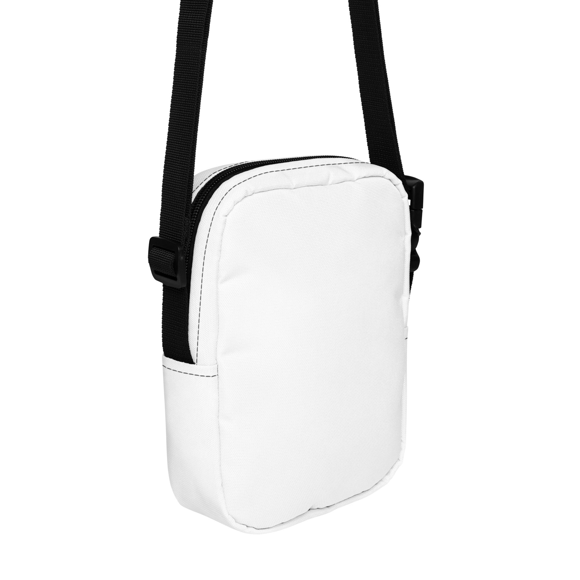 Sacoche à bandoulière pour homme blanc gipsy couture arrière
