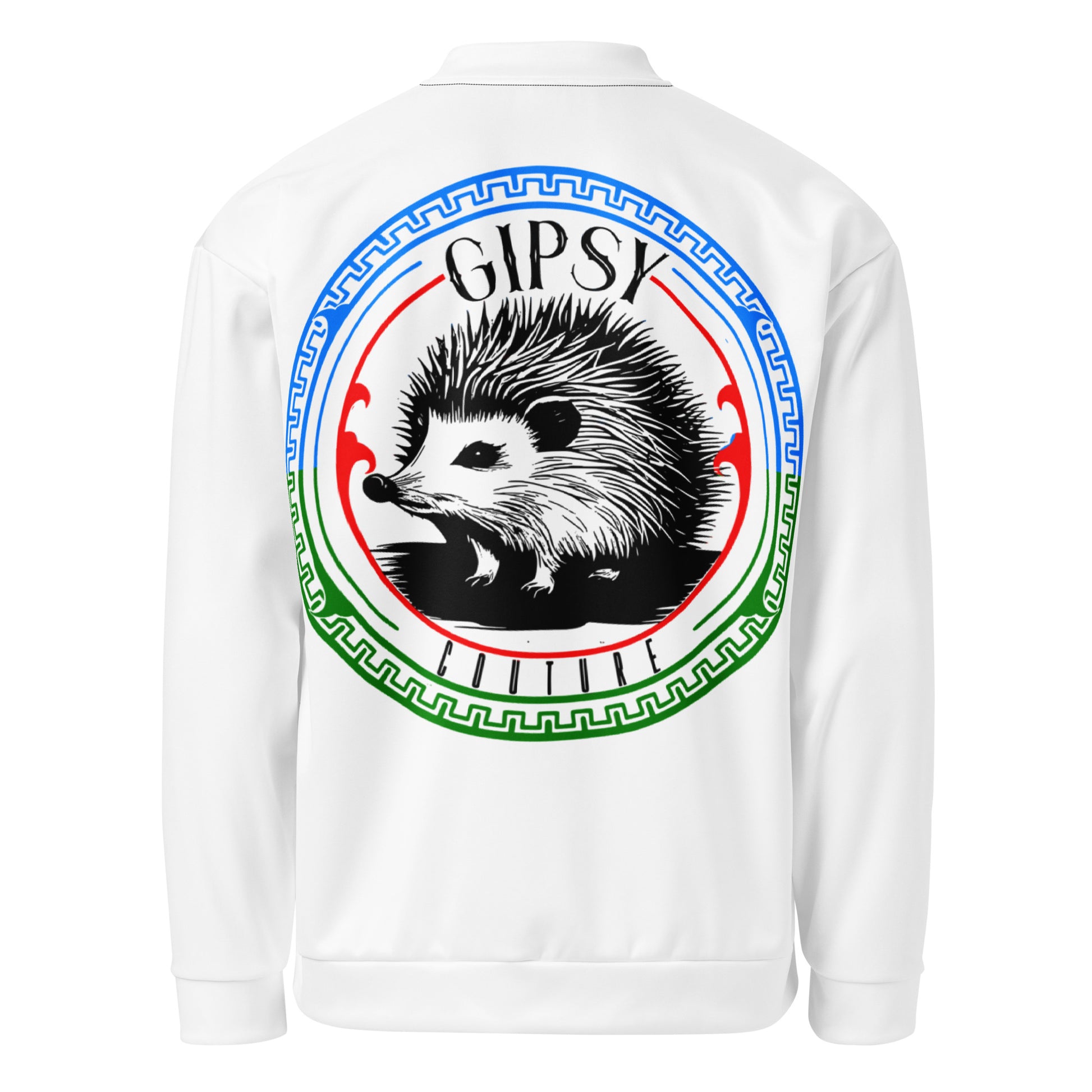 veste bombers blanc gipsy couture arrière
